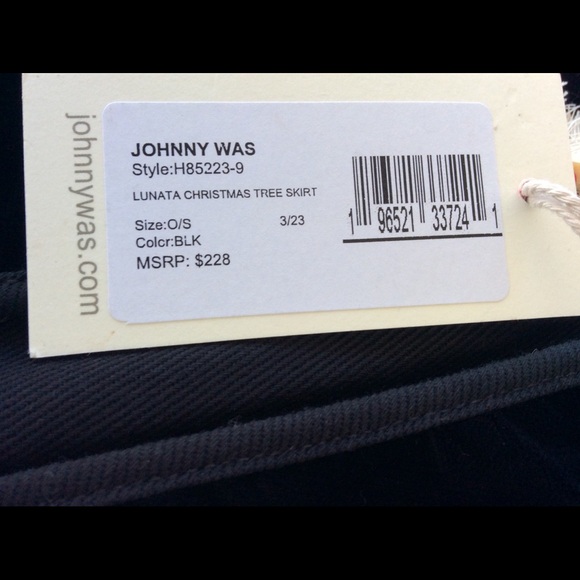 NWT Johnny Was Lunata Christmas Tree Skirt๐๐๐๐ซโจ - Picture 3 of 16